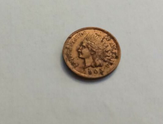 1905 Indian cent  UNC