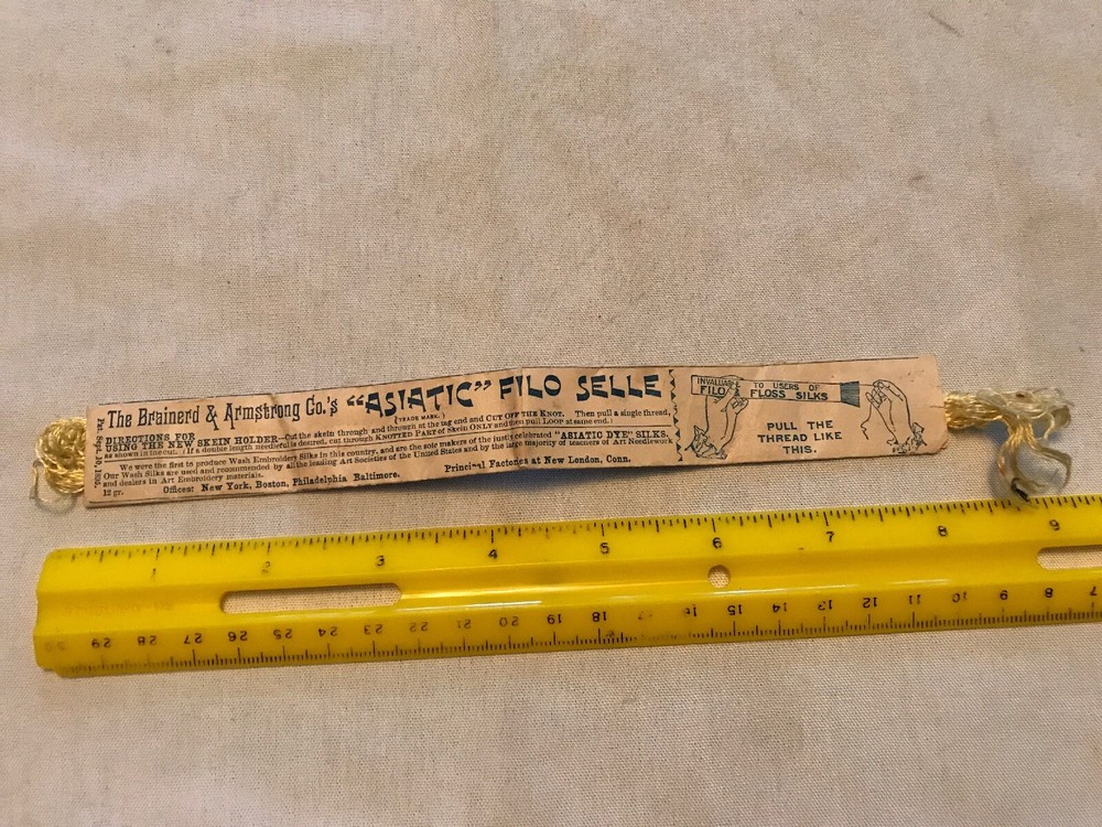 1895 Filo Floss Silks Original Package, Brainerd & Armstrong Co.