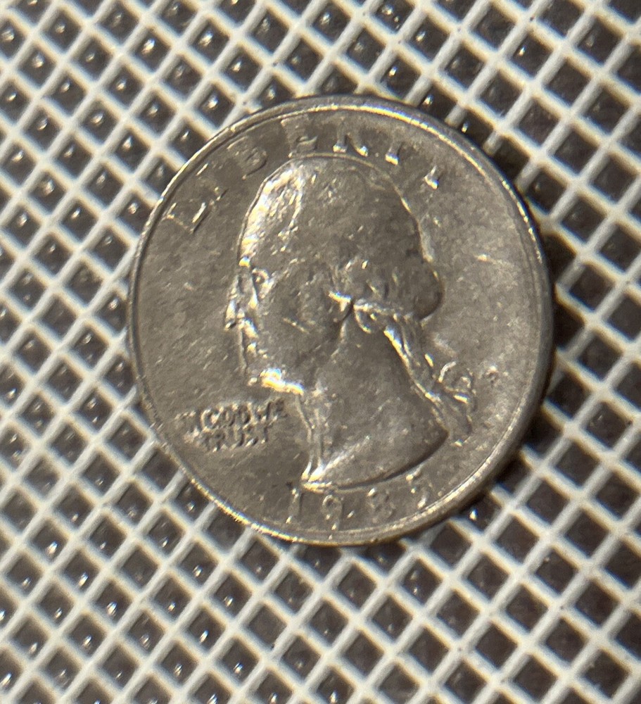 1985 Small P Quarter Dollar Errors On Libery