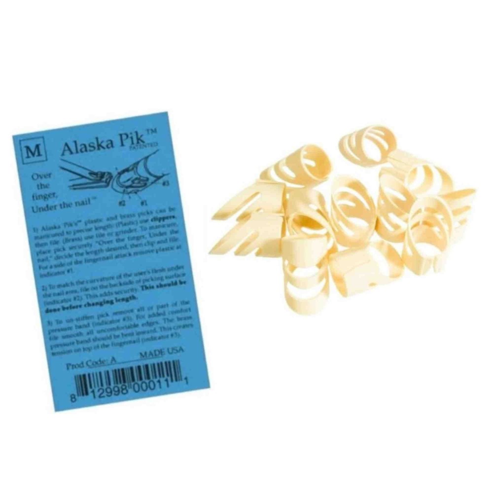 Alaska Pik Finger Picks 12mm Medium 12-Pack