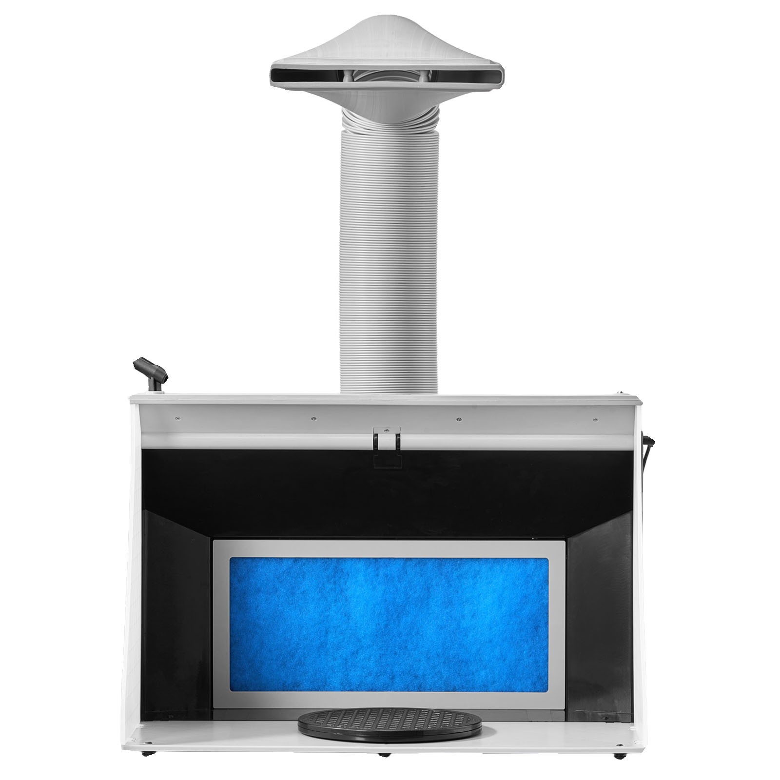 VEVOR Airbrush Spray Booth Hobby Paint Spray Booth with Dual Fans 3 LED Lights