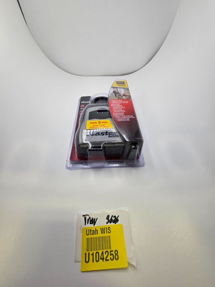 Master Lock Portable Lock Box P16256 SET YOUR OWN COMBINATION