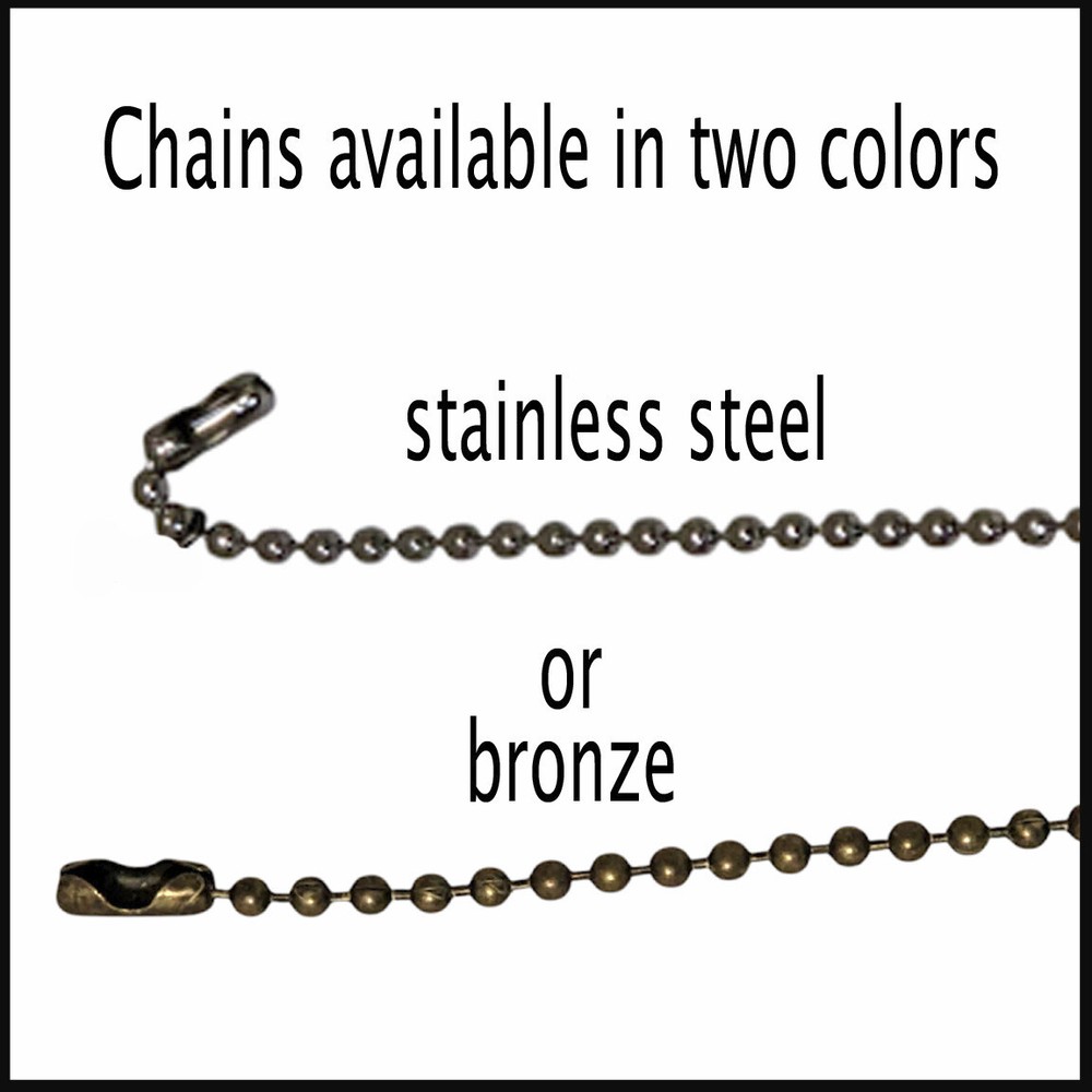 Set 2 Hello Spring Ceiling Fan Lighting Pull Chain Extension 4" Chain 2" Charm