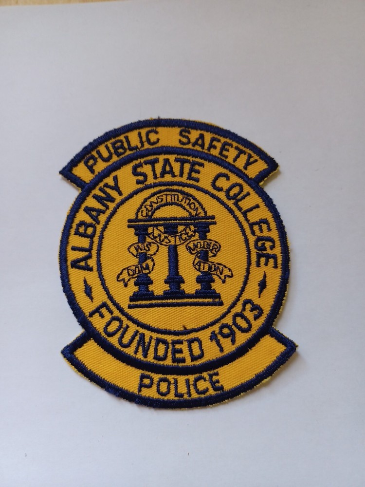 Police Security University Shoulder Patch