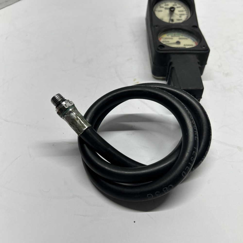 Sherwood Scuba Double Gauge Console. Tested.