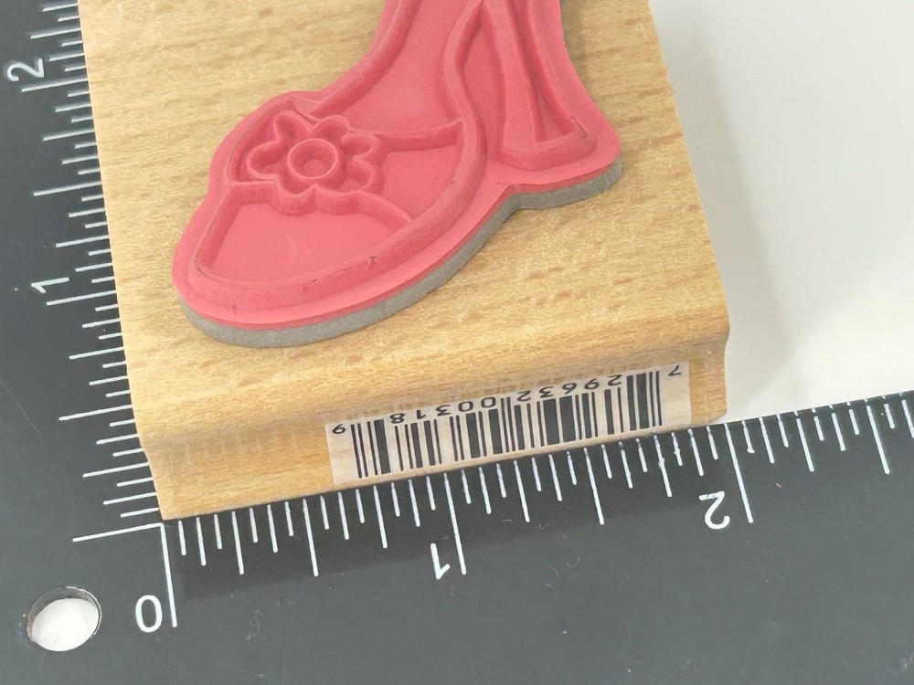 High Heel Shoe Rubber Stamp Card Making Craft Scrapbook