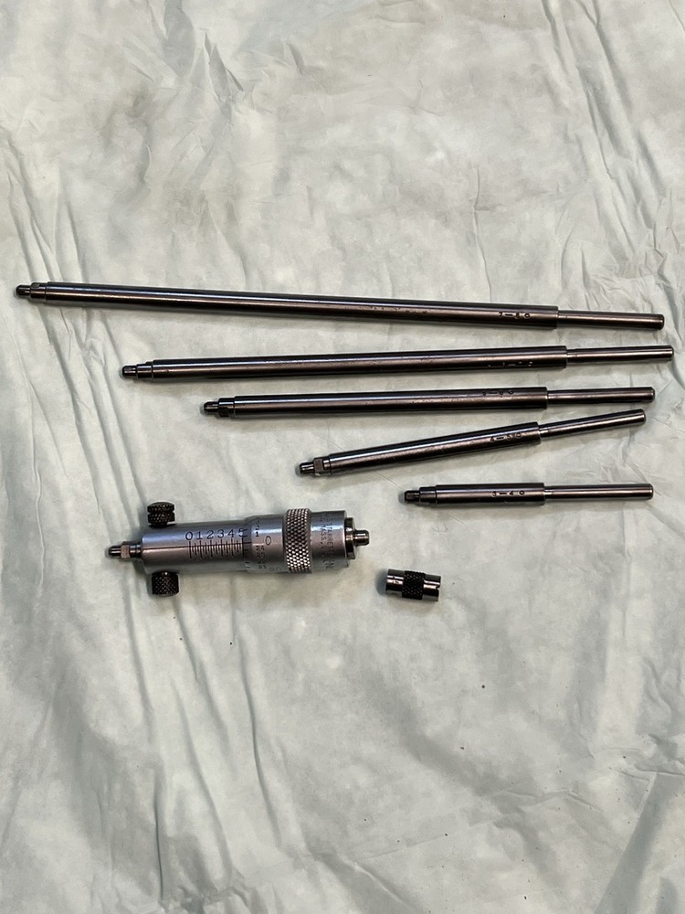 ***Starrett No.124 Inside Micrometer 2-8”/0.001 CLEAN&NICE***