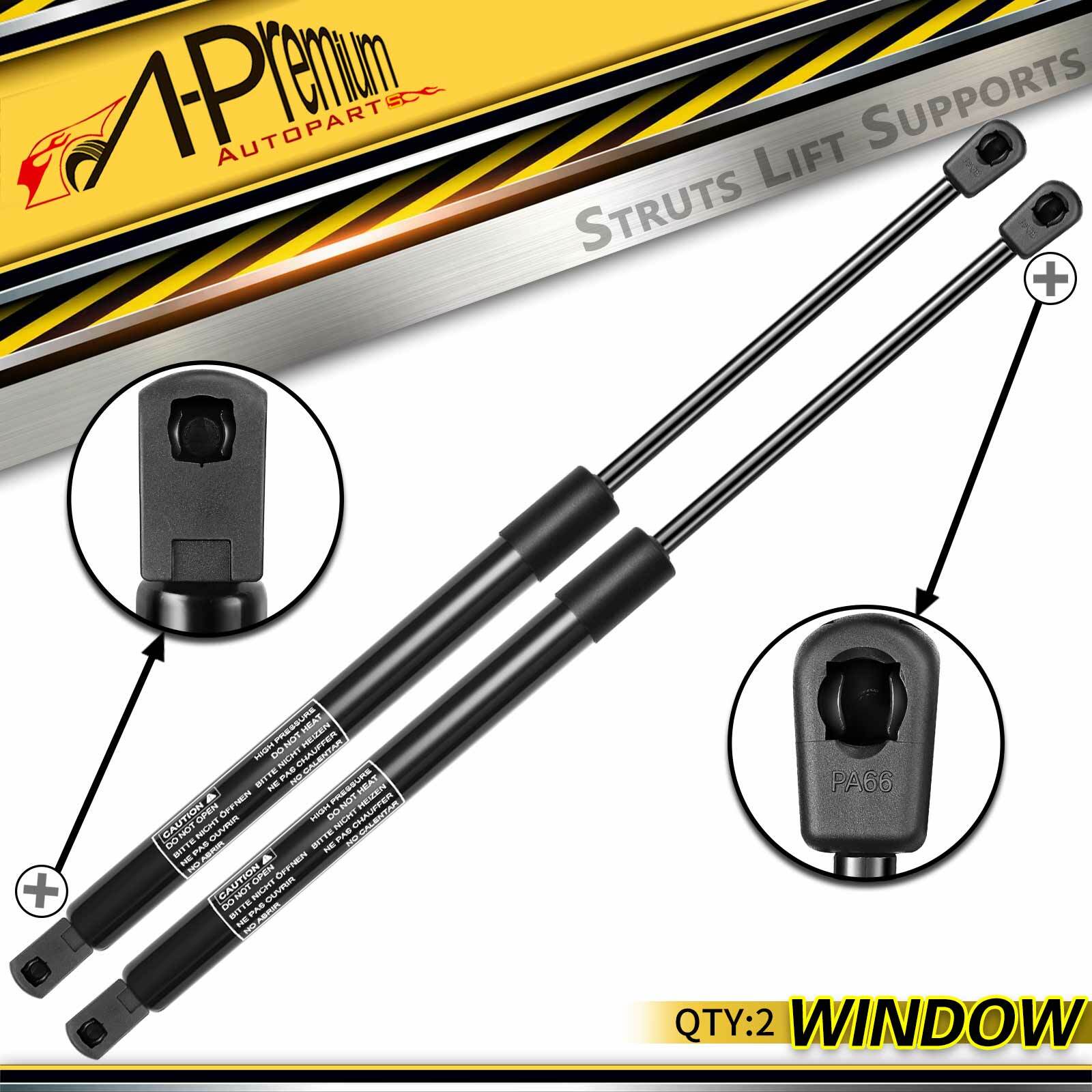 2x Rear Window Glass Lift Supports Struts for Chevy GMC Yukon Cadillac 2000-2006