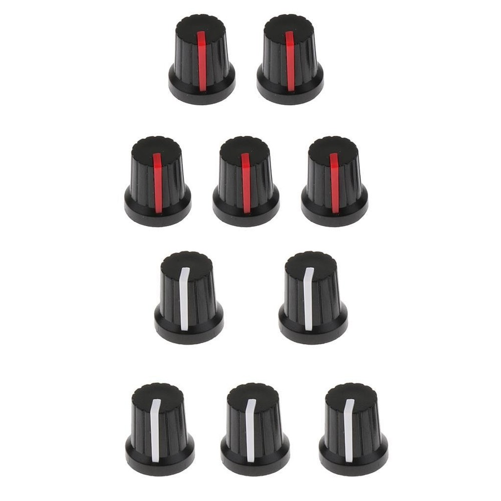 Set Of 5 Guitar Effect Pedal Knobs For Effect Pedals