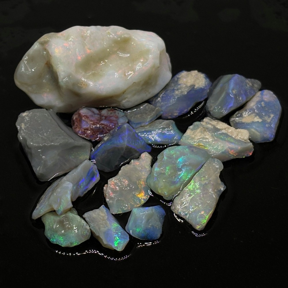 Prime Australian Lightning Ridge Rough Opal Parcel