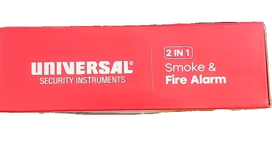 Universal Security Instruments 2 in 1 Combo Smoke & Fire Alarm. Hardwired.