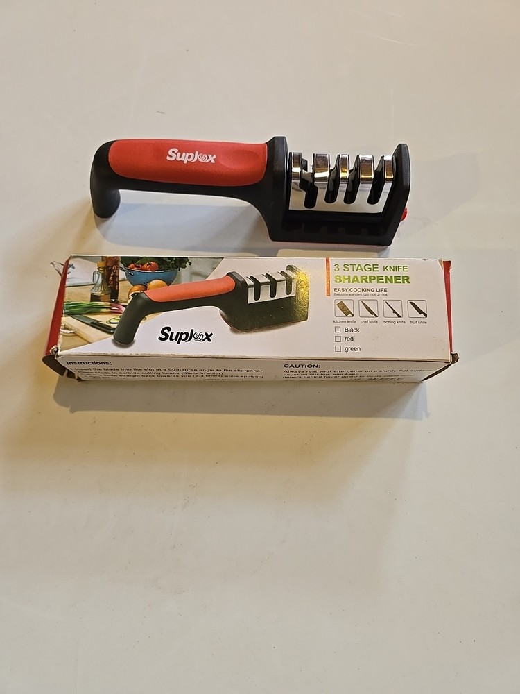 Knife Sharpener Professional Ceramic Kitchen Sharpening System 3 Stage