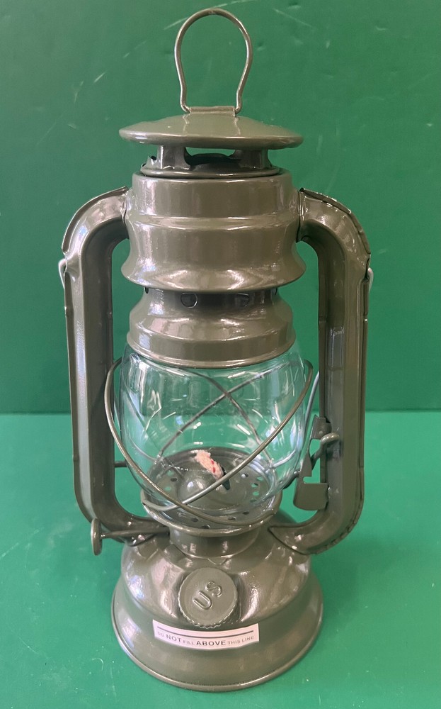 GERMAN OD COLORED FIELD LANTERN