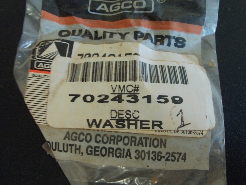 AGCO- WASHER - 70243159          BX1ARLINGTON