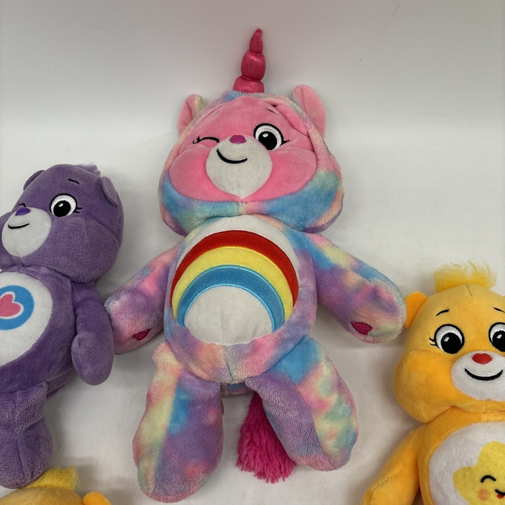 Care Bears Modern Five (5) Plush Lot!