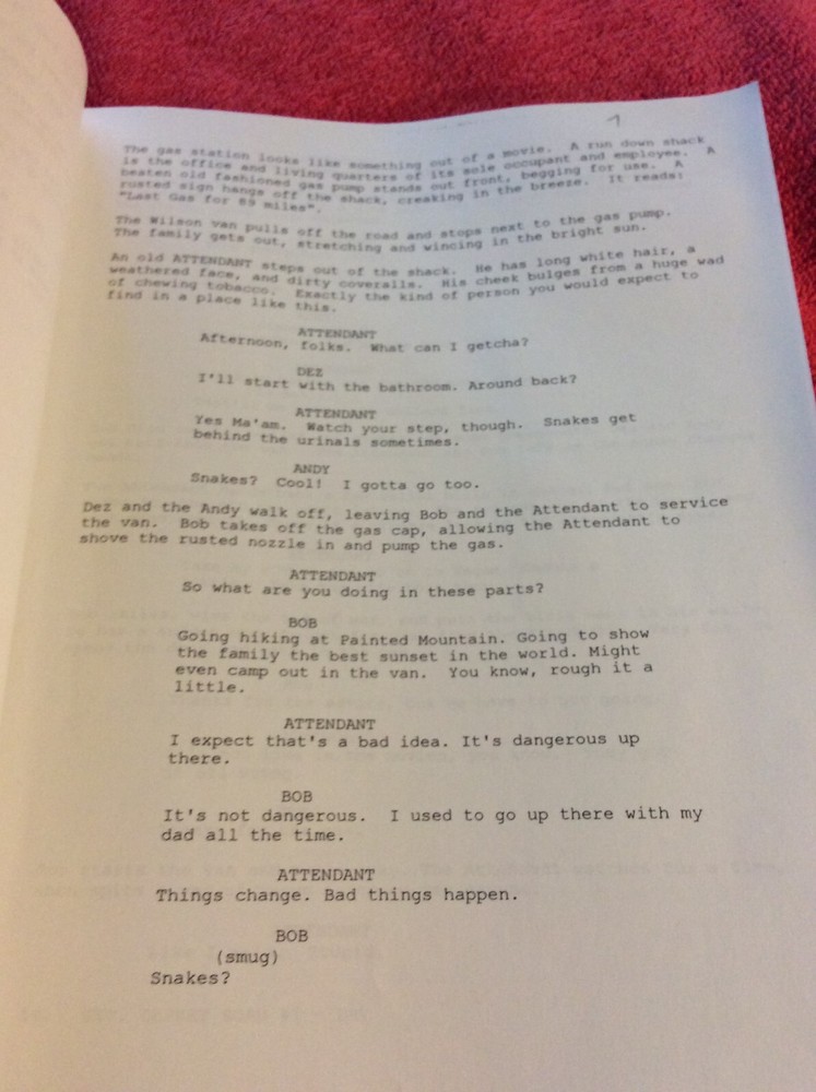 ORIGINAL SCRIPT ENCOUNTER THE SHADOW MEN ERIC ROBERTS DEAN STOCKWELL