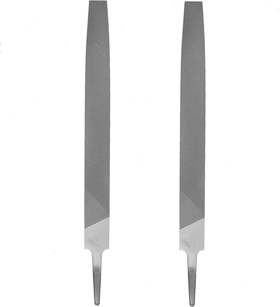 Axe File Sharpener Set 2PCS 8Inch, SKZIRI Flat Metal Axe File Rectangular Cut Mi
