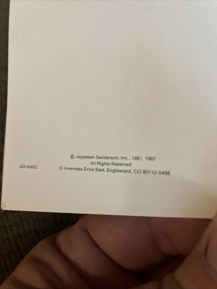 Jeppesen Sanderson Flight Computer