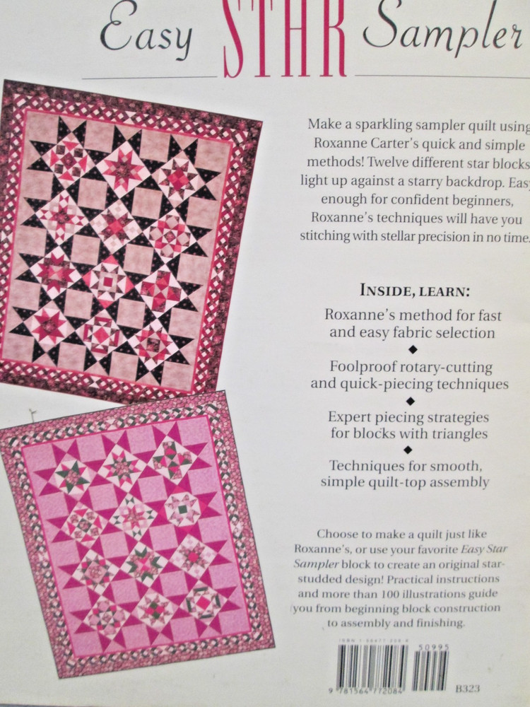 EASY STAR SAMPLER Build Block by Block Quilt Patterns - Patchwork Place - Carter