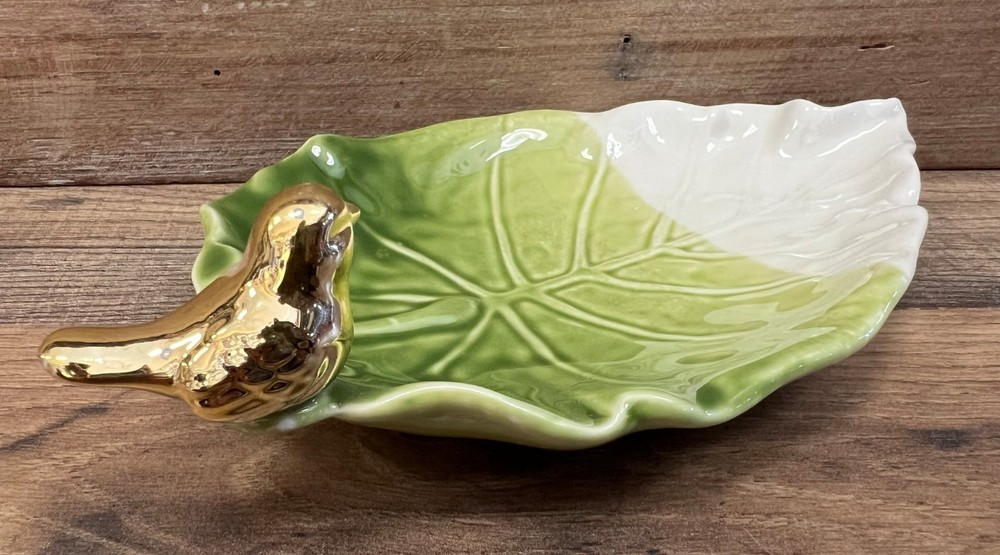 Leaf Ceramic Tray 9.5" x 2.5"