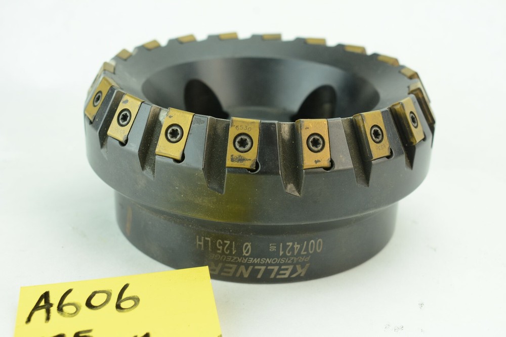 Kellner Indexable Chamfer/Angle Face Mill 125mm Left hand 007412