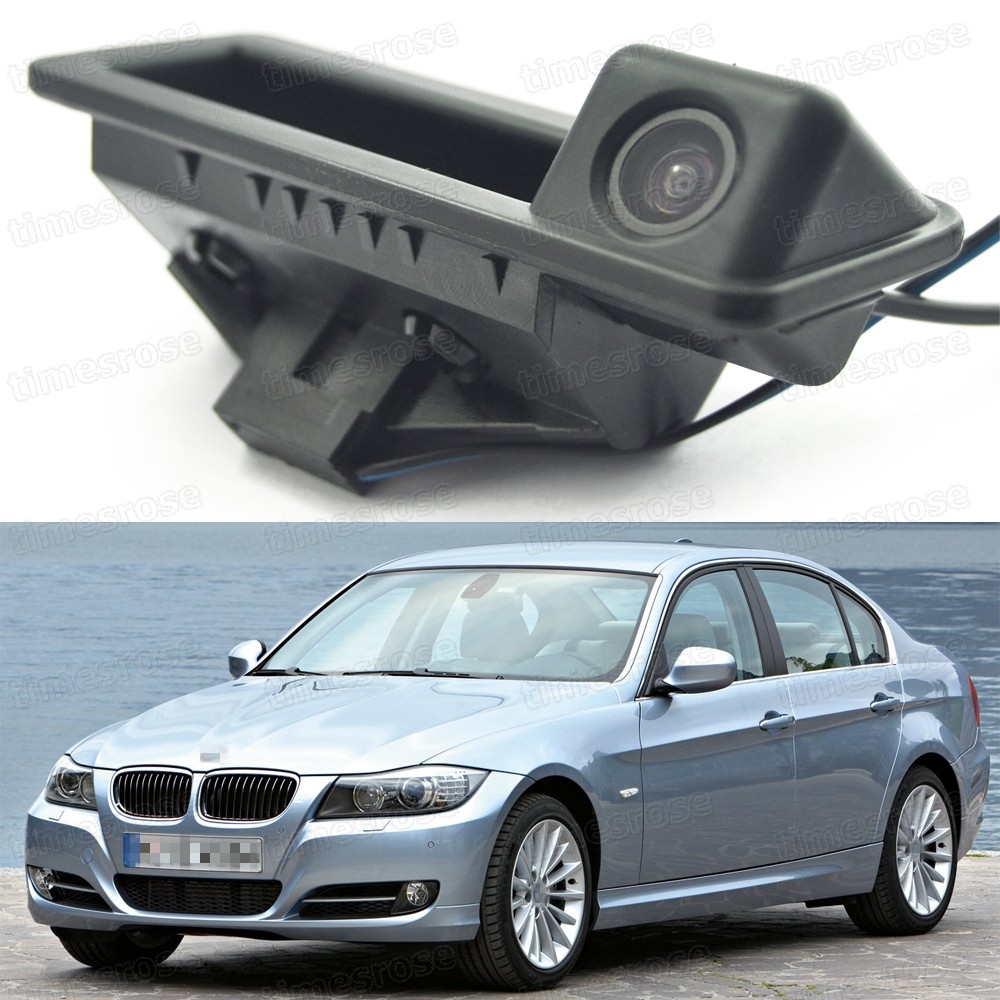 Car Trunk Handle w/ CCD Rear View Backup Camera for BMW 3-Series E90 E91 E92 E93