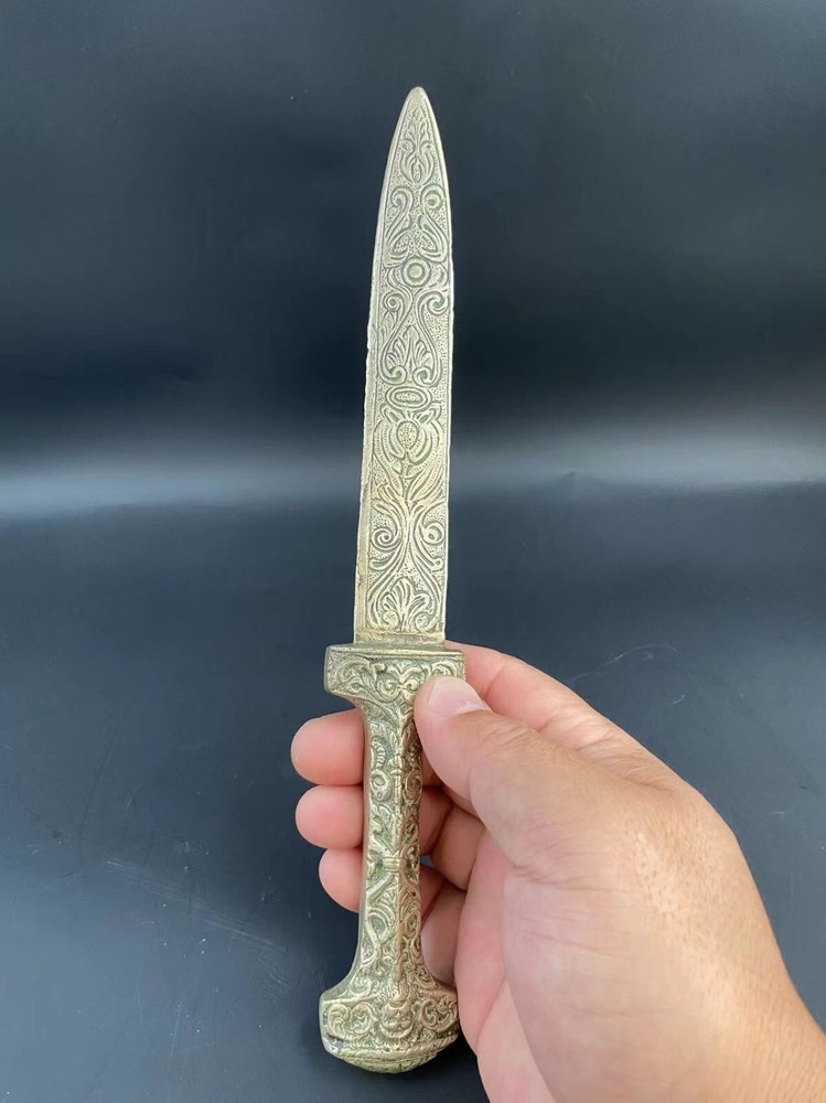 vintage carved knife