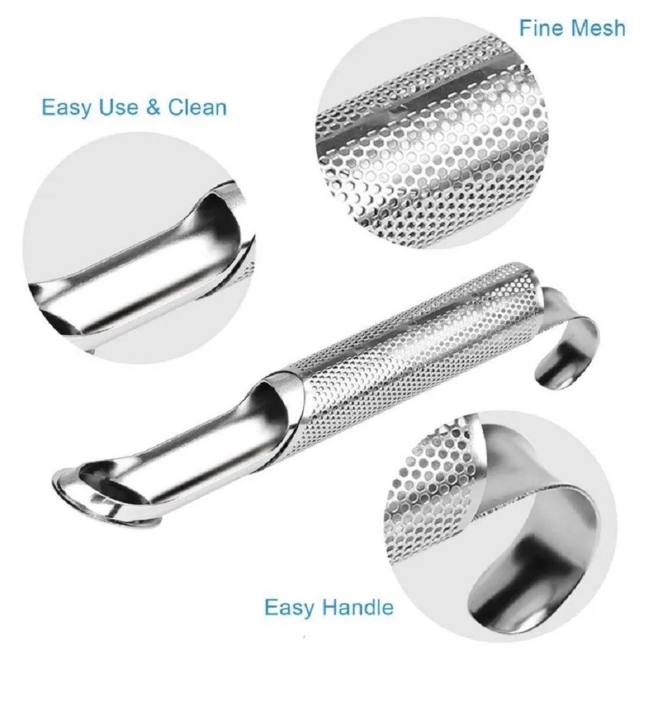 Tea Stick Diffuser Strainer Infuser Pipe With Hook Handle Stainless Steel