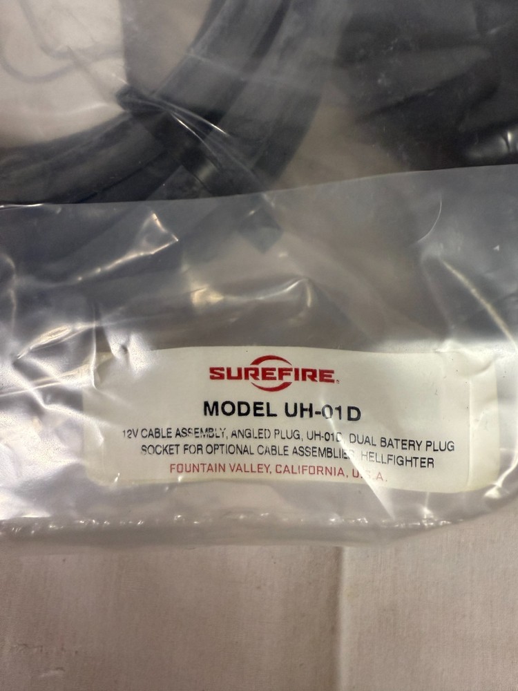 NEW SureFire HellFighter UH-01D Light Cable Kit with Hand Grip Switch