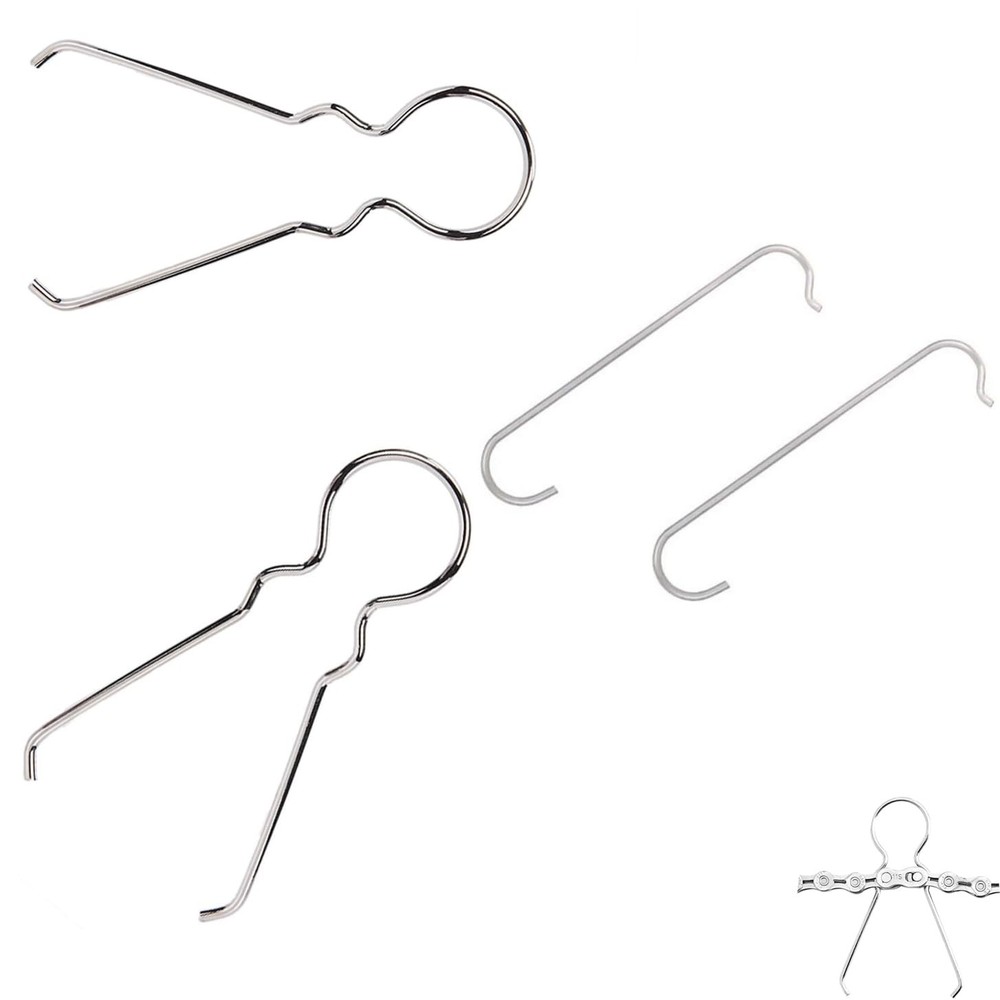 4 Pack Bicycle Chain Link Hook Master Hooks Quick Maintenance Repair Tool Kit