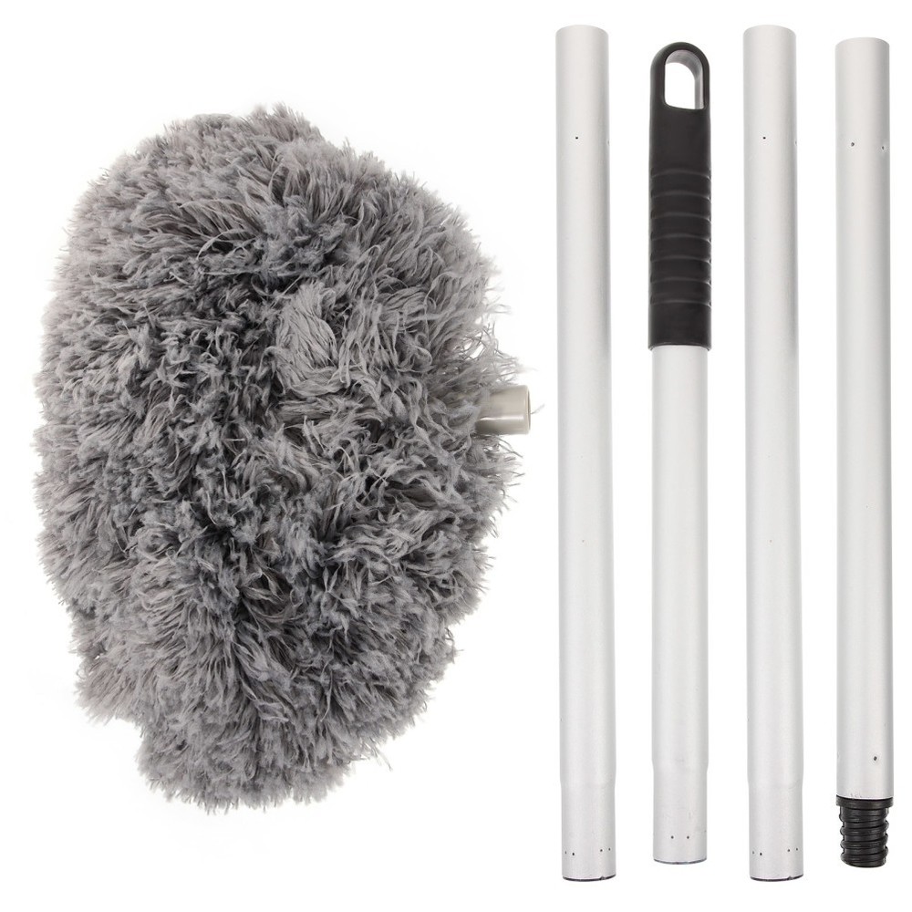 Ceiling Fan Extendable Duster Cobweb Duster with Extension Pole for Cleaning