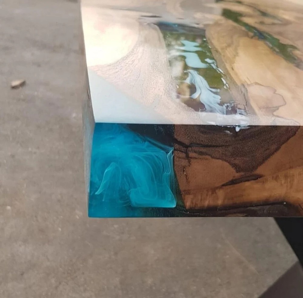 Custom Order Epoxy Resin Table - Epoxy Resin Dining Table, Epoxy Table Home Deco