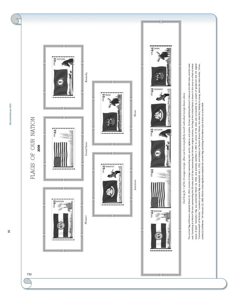 2009 U.S. Commemorative Singles COMPLETE Supplement (White Ace Alternative)