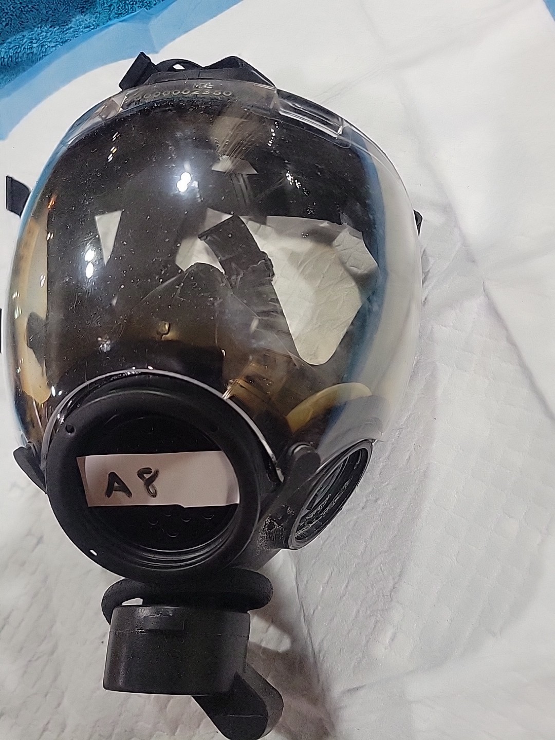 MSA Millennium Riot Control Gas Mask, Size MEDIUM Clear 10051287 A8