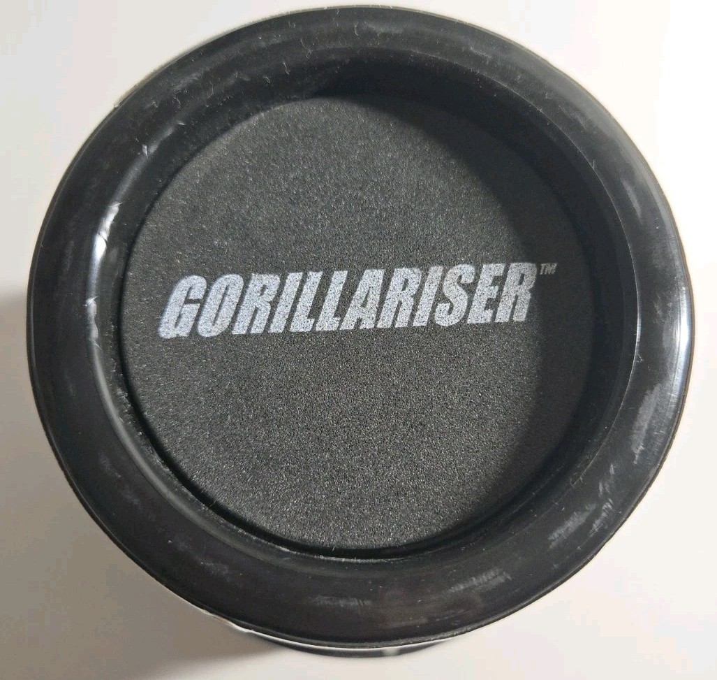 Gorilla H672 Floor Protection 3 in. Black Furniture/Bed Risers (Set of 4)