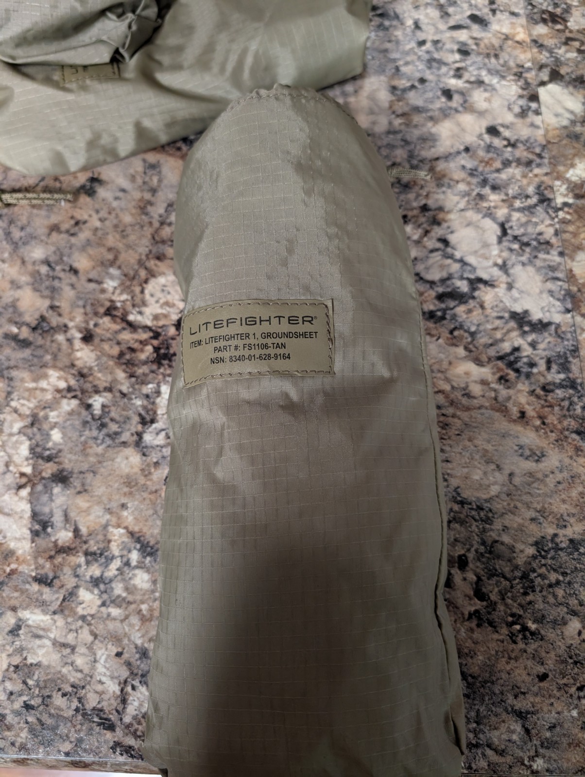 new ground sheet  for US Army Issue LITEFIGHTER Individual Shelter System Tent