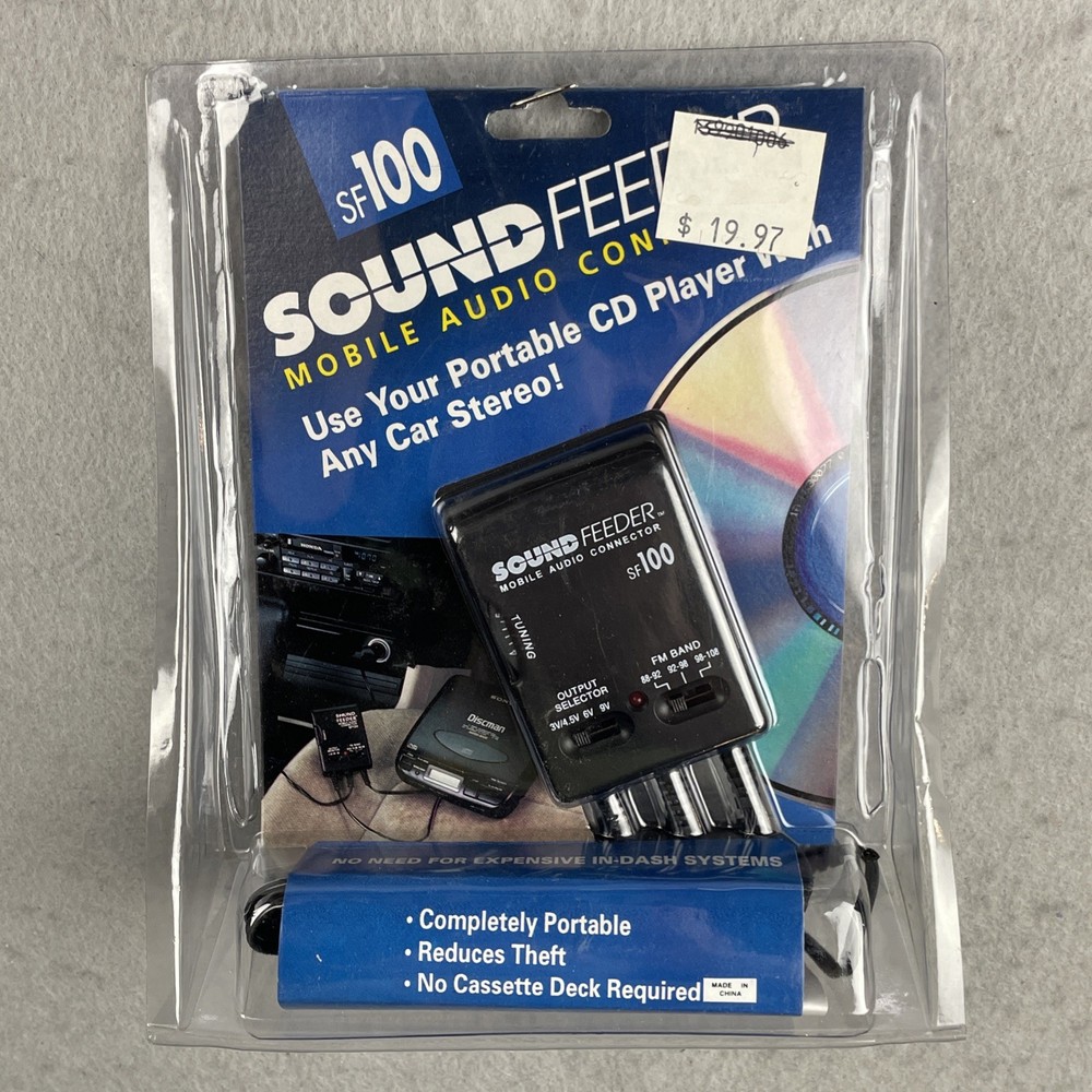 Arkon SoundFeeder SF100 FM Transmitter 3.5mm High Output FCC Class B Part 15