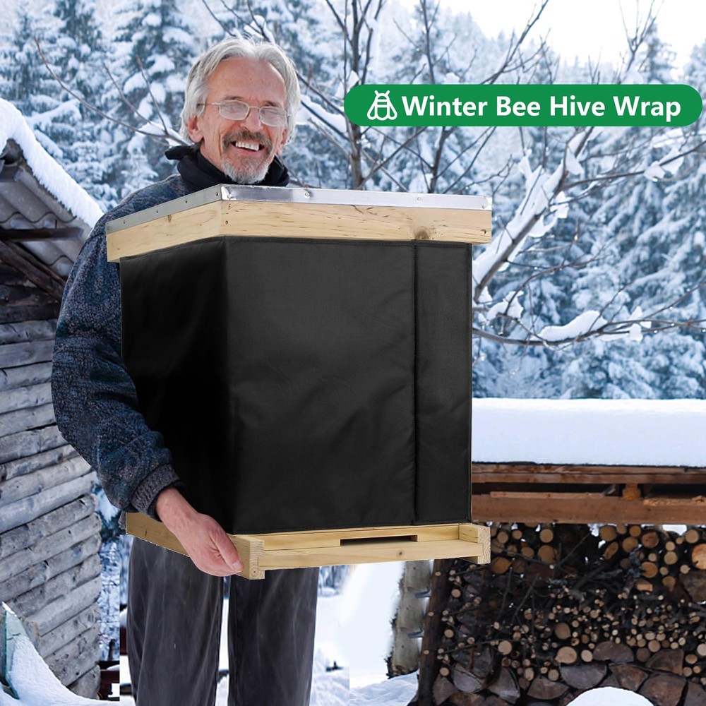 codree 8 Frame Winter Bee Hive Wrap- 1 1 Deep Box & 1 Medium Box, 8