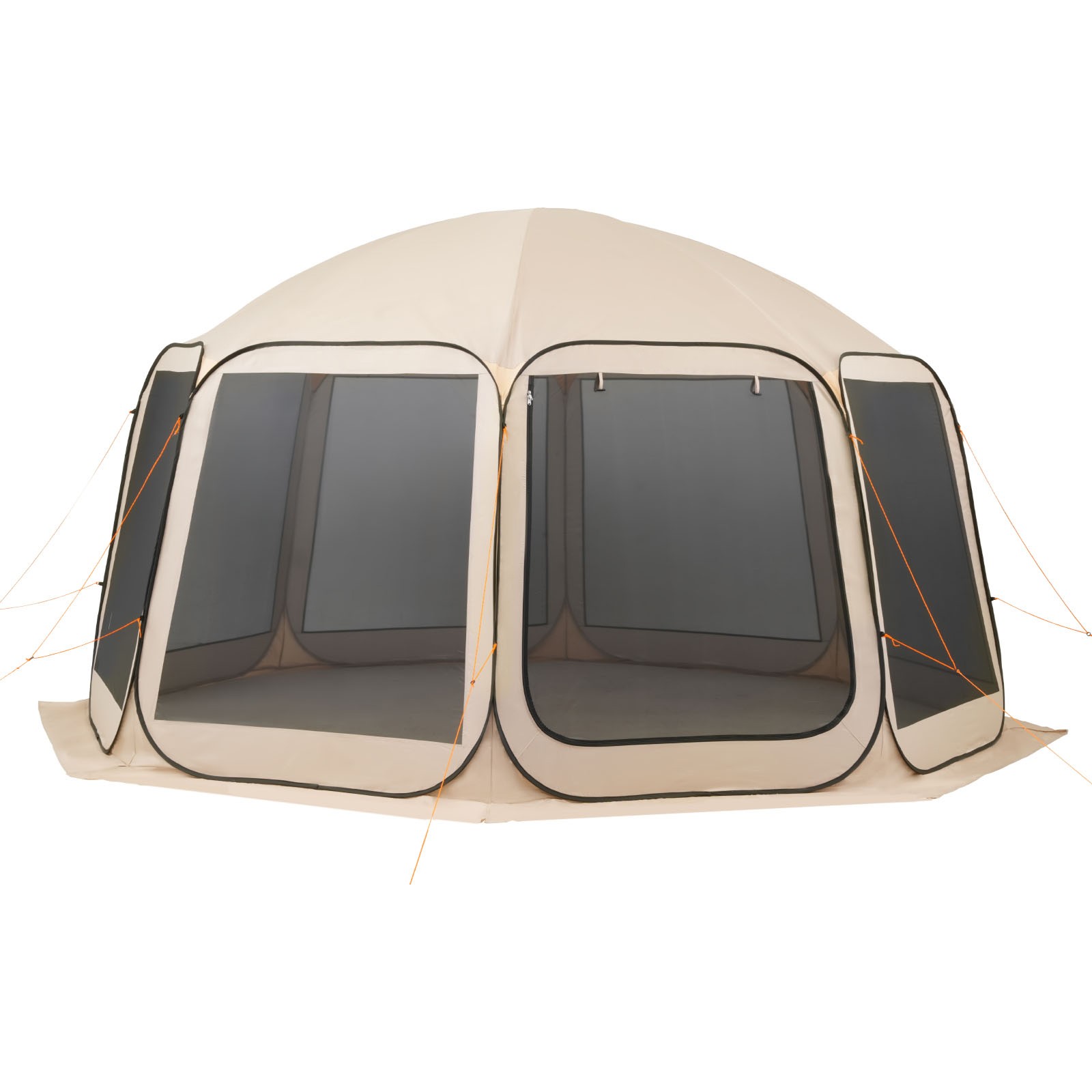 Uimoso Pop-Up Screen House Tent 15' x 13.8' Camping 12-15 People Gazebo Portable