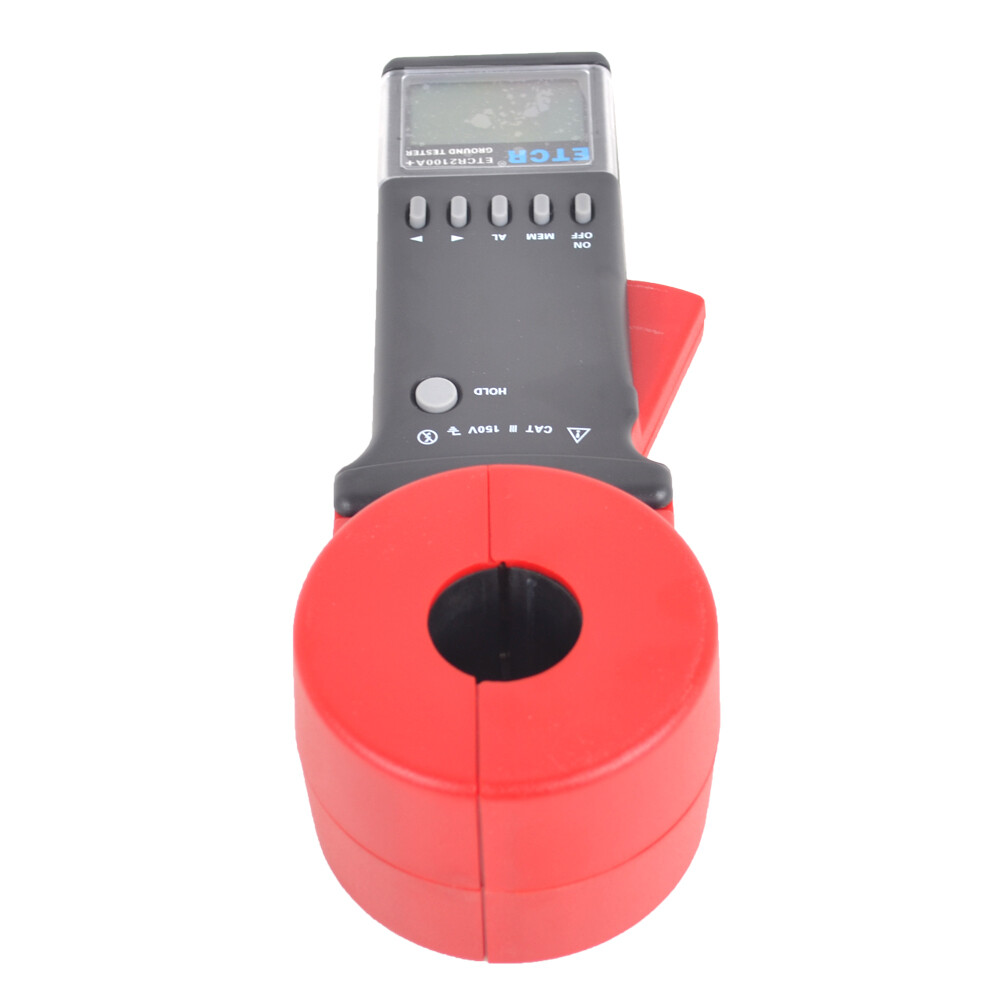 Earth Resistance Tester ETCR Clamp Grounding (Round) 0.01Ω~200Ω Resistance Meter