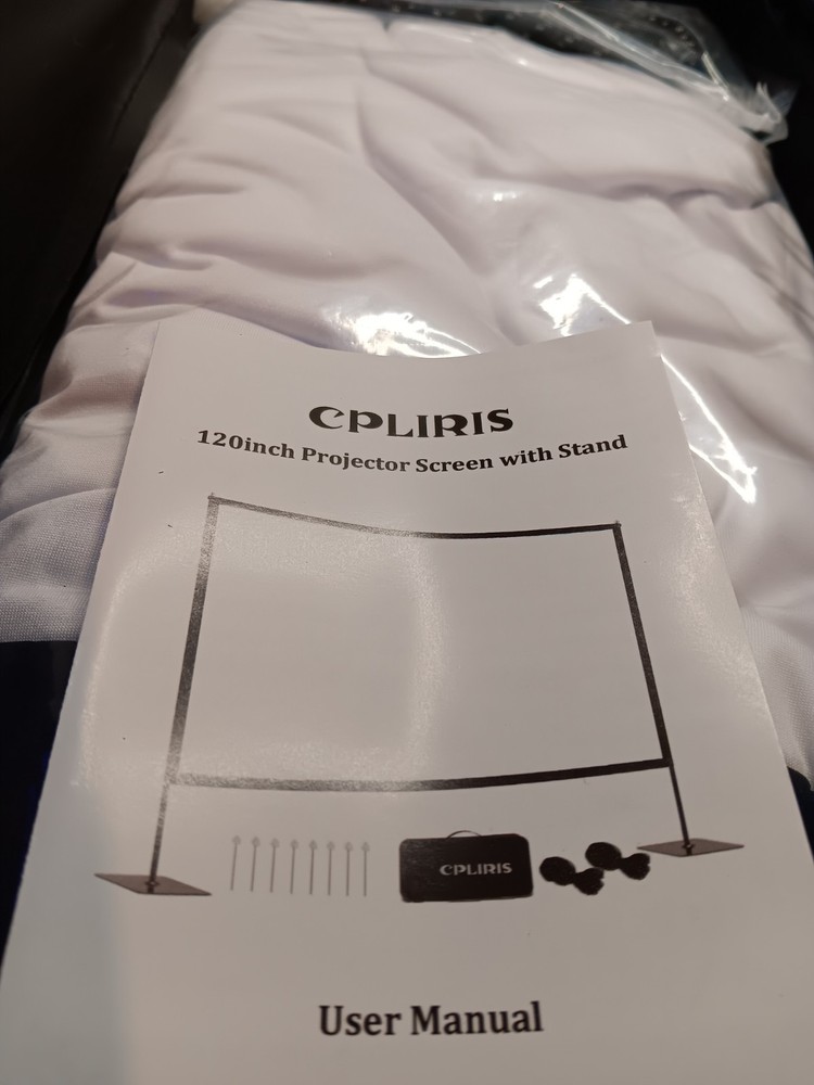 CPLIRIS 120" Projector Screen With Stand