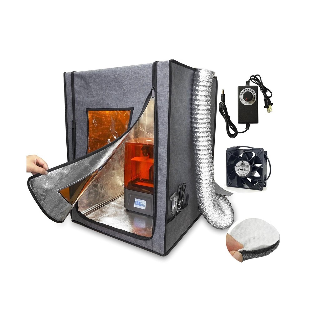 Multifunctional 3D Printer Enclosure w/Adjustable Ventilation Kit Eliminate O...