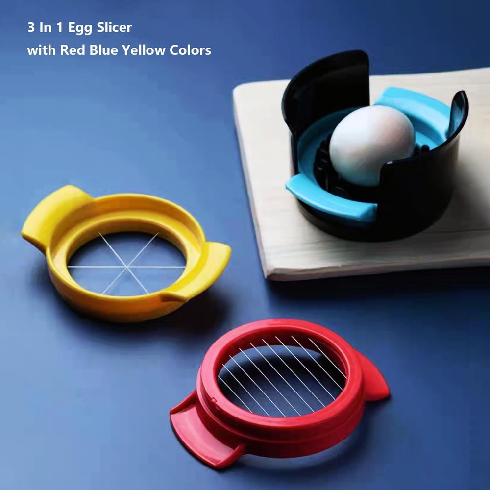 Egg Slicer Cutter Multi-functional Hard Boiled Egg Wedger