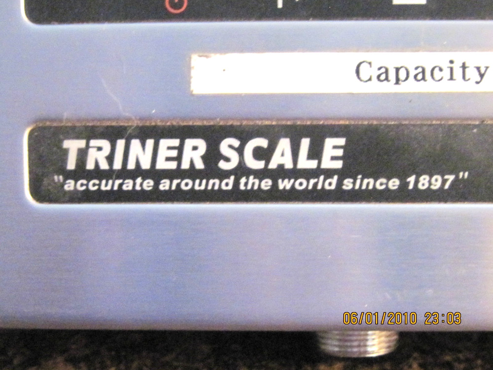 TRINER SCALE TS-700 SS DIGITAL INDICATOR FOR AN INDUSTRIAL FLOOR SCALE SYSTEM