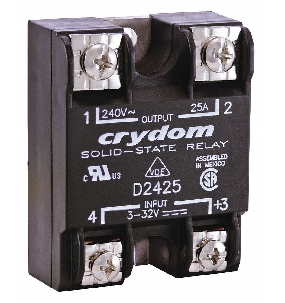 Crydom D2425 25A 240VAC Solid-State Relay