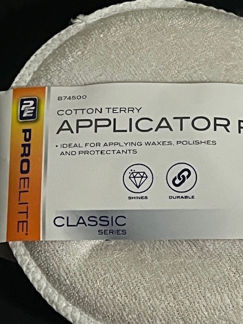 Pro Elite Cotton Terry Applicators Pads