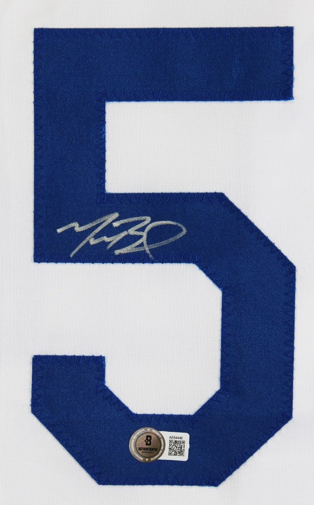 Mookie Betts Authentic Signed White Pro Style Jersey Autographed BAS 1