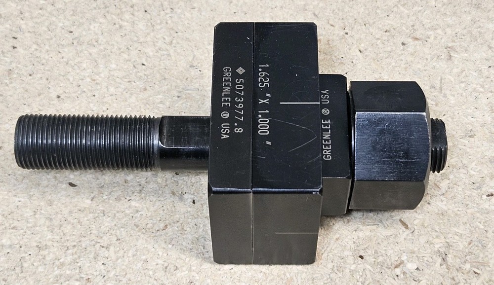 Greenlee No. rectangular punch 1" x 1.625" - U.S.A. made - rectangle