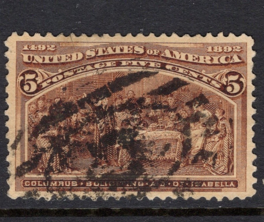 US Scott 234 Used - CV 8.50$