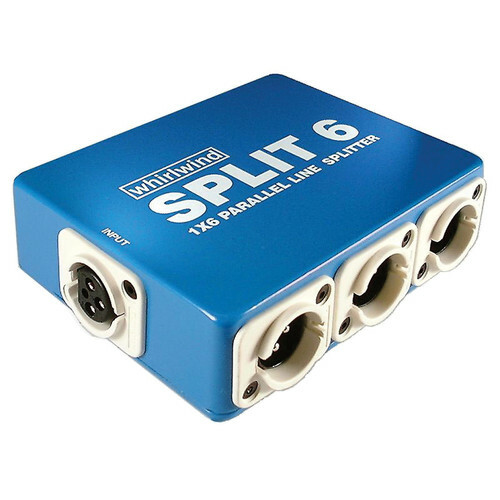Whirlwind SPLIT6 - 1x6 Line Level Parallel Splitter
